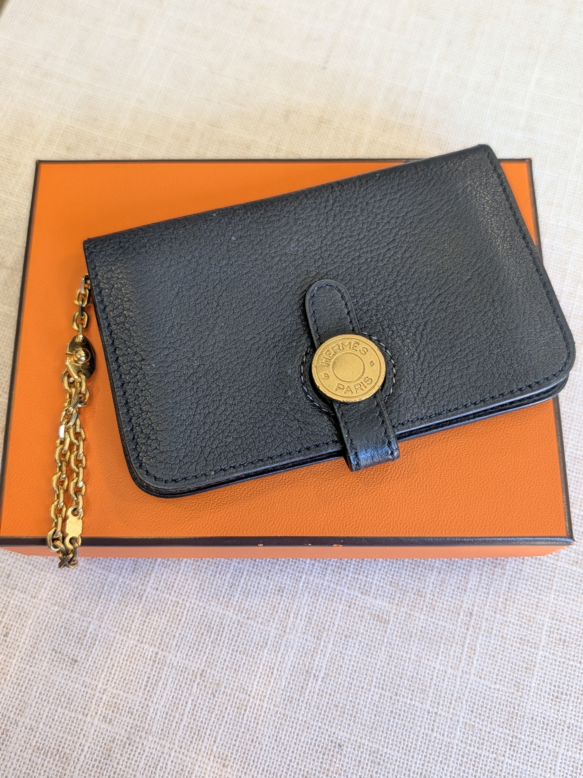 Herms Vintage Dogon Compact Wallet